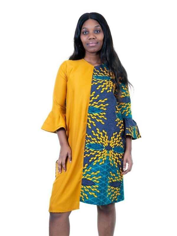 Elise Dress Gold